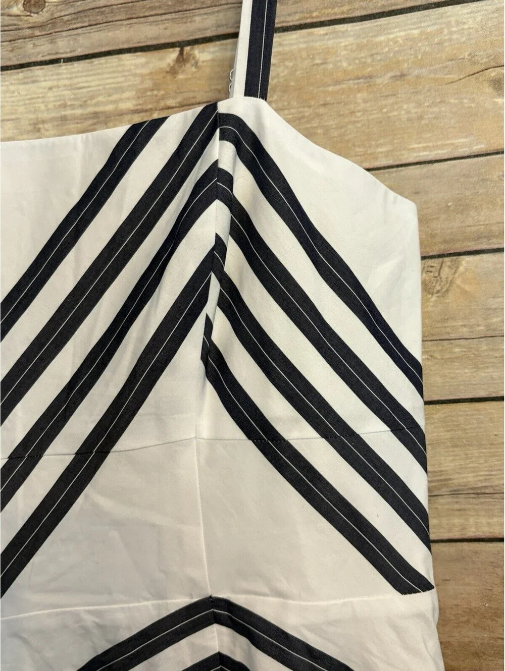 HILL HOUSE HOME NWT The Margot Dress Size XL  Stripe Navy Blue White